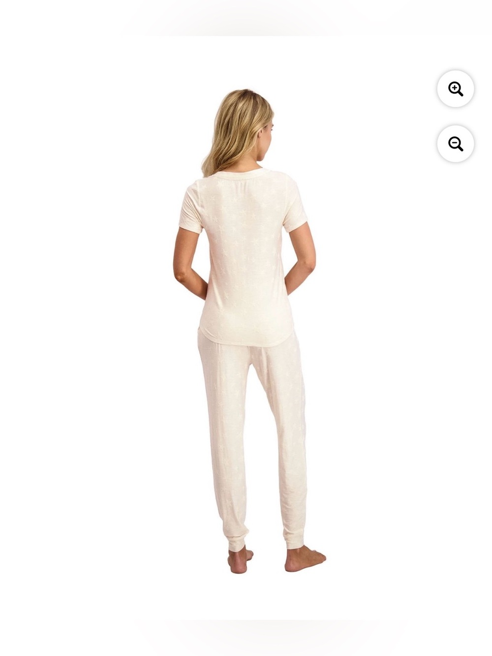 Steve Madden Women's Short Sleeve Top & Pant Pajama Set - Picture 3 of 5